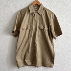 Dickies Men Tan Short Sleeve Shirt